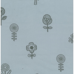 Embroidered Plant Pattern - Lawn